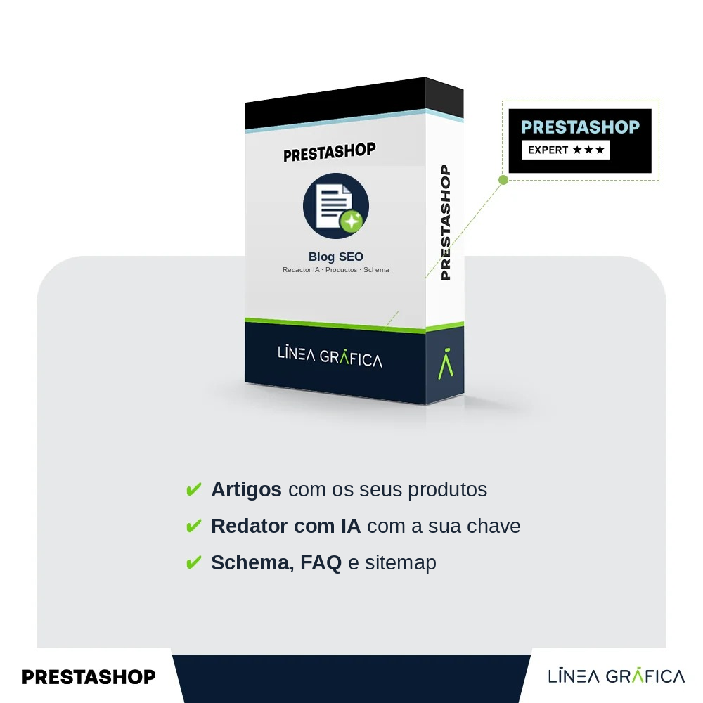Módulo de Blog SEO para PrestaShop com Redator IA