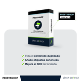 Módulo PrestaShop de URLs canónicas y etiquetas hreflang para evitar contenido duplicado