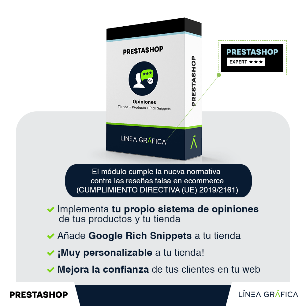 PACK Confianza: 3 módulos Prestashop por el precio de 2