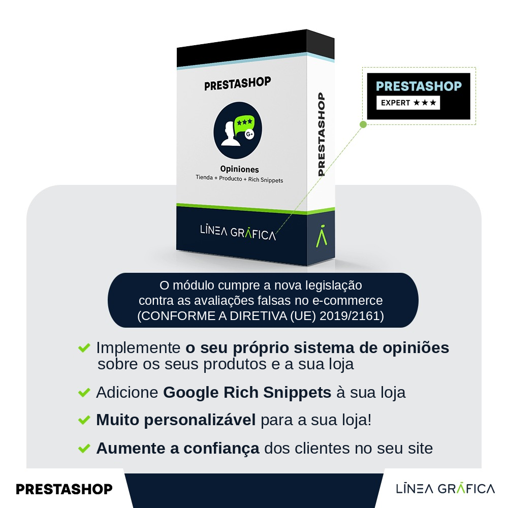 PACK Confiança: 3 módulos PrestaShop pelo preço de 2 – inclui avaliações verificadas