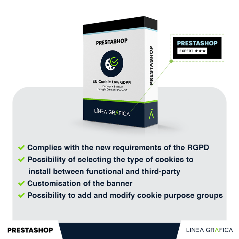 PACK RGPD y legal: 3 módulos Prestashop por el precio de 2