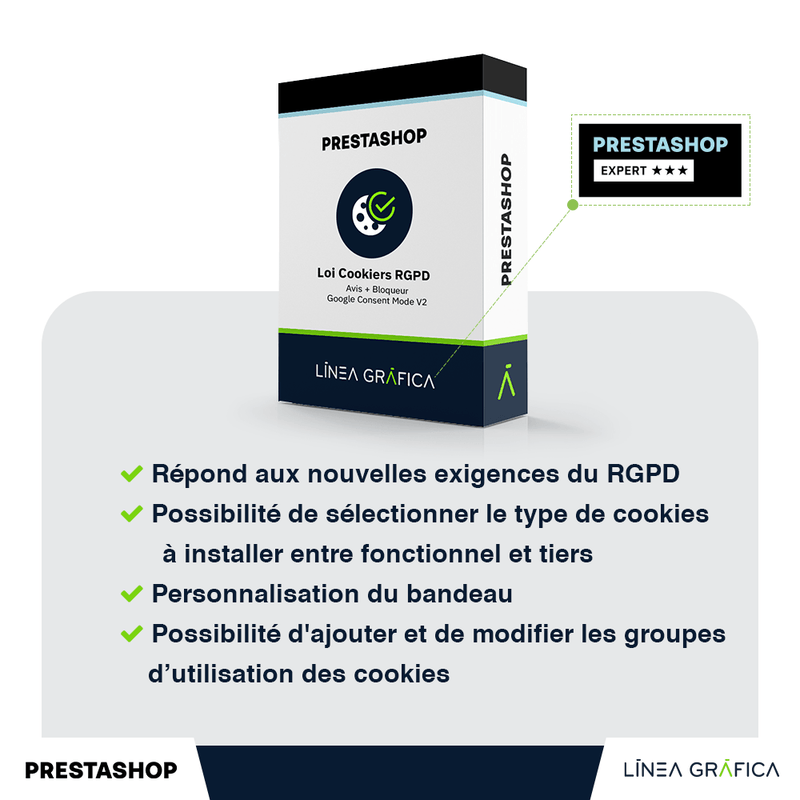 PACK RGPD y legal: 3 módulos Prestashop por el precio de 2