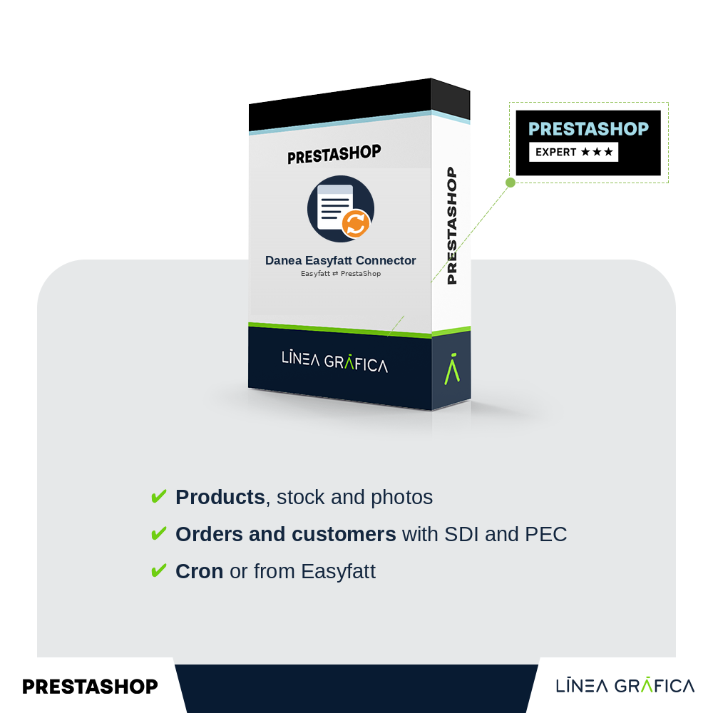 Danea Easyfatt connector for PrestaShop: products, prices, stock and orders
