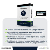 Módulo PrestaShop para mostrar las reseñas de Google en tu tienda