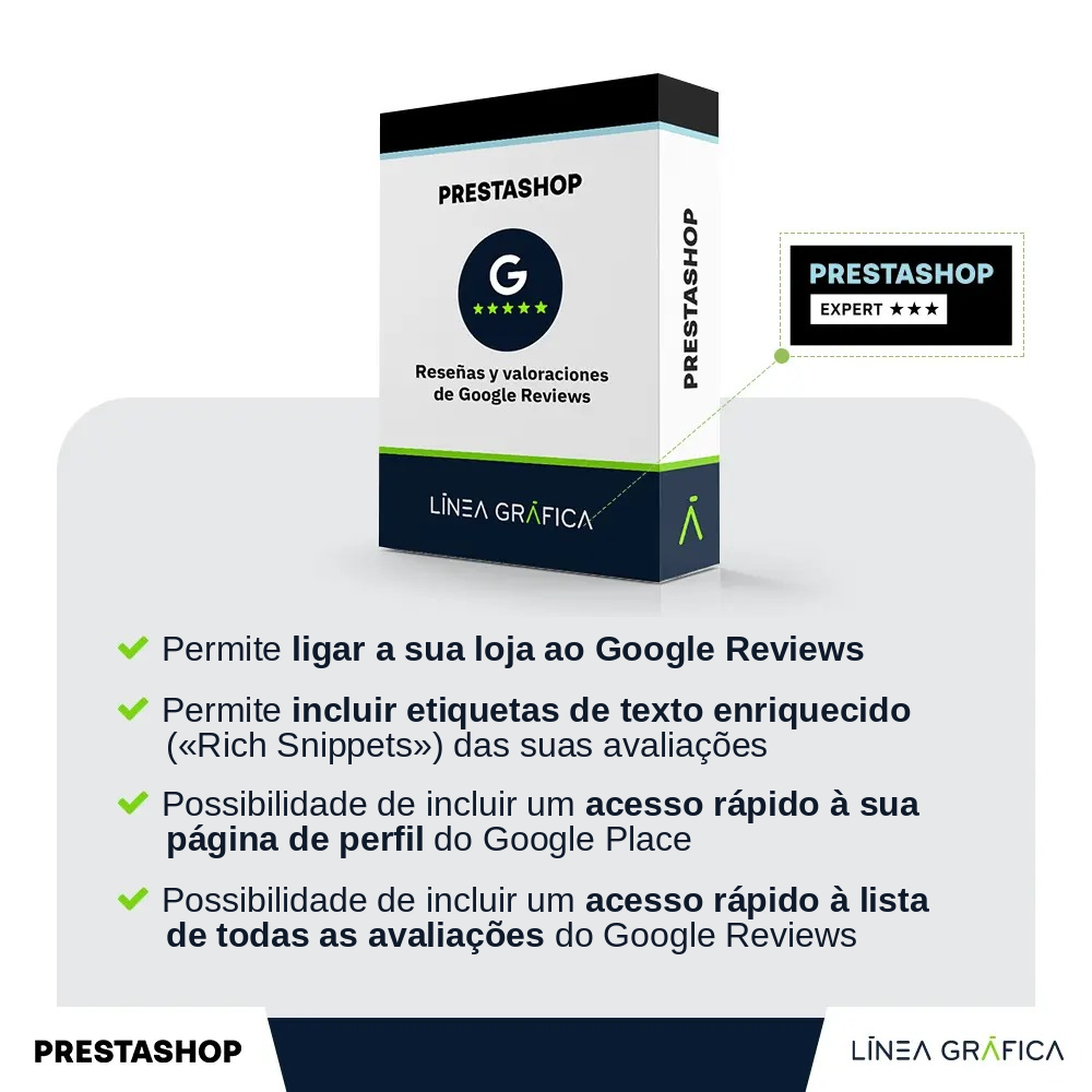 PACK Confiança: 3 módulos PrestaShop pelo preço de 2 – inclui avaliações Google