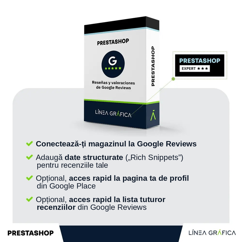 Modul PrestaShop pentru afișarea recenziilor Google în magazinul dumneavoastră