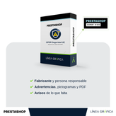 Módulo PrestaShop GPSR: seguridad de los productos UE