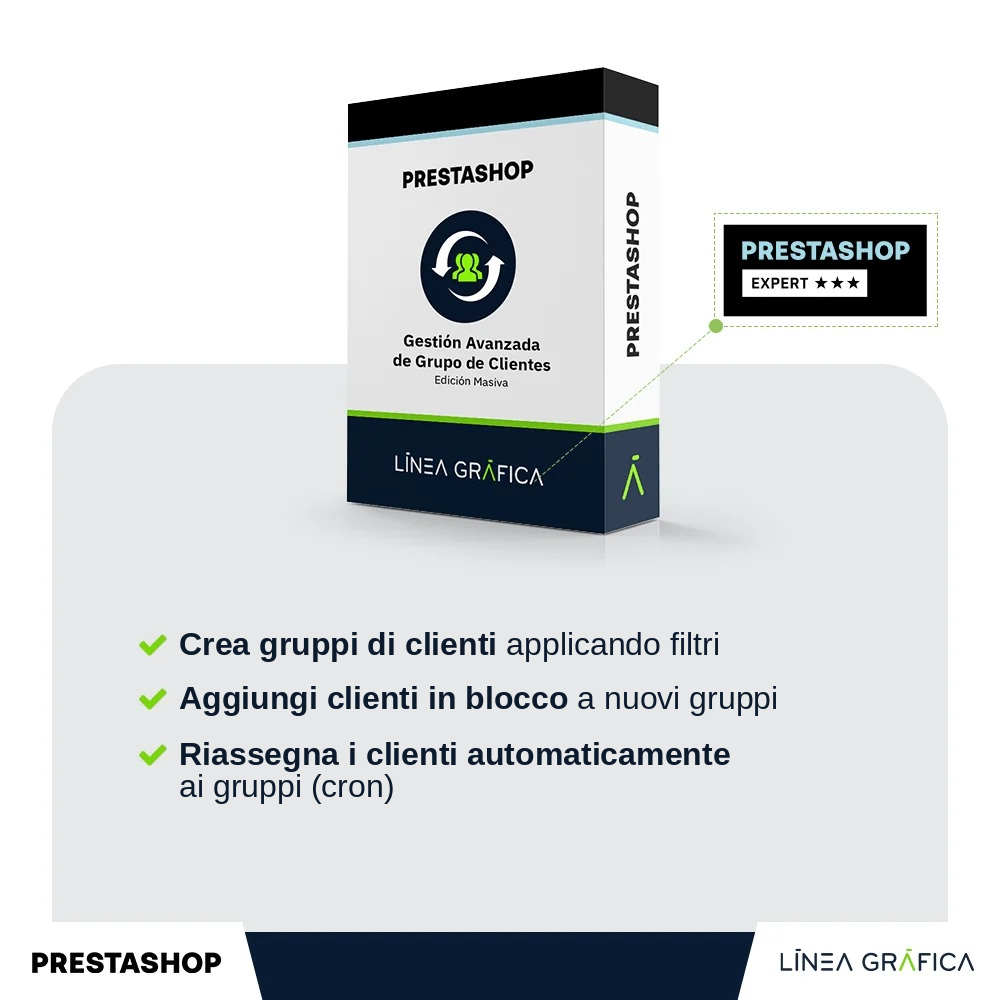 PACK Suite B2B: 2 moduli PrestaShop a prezzo ridotto – include gruppi di clienti B2B