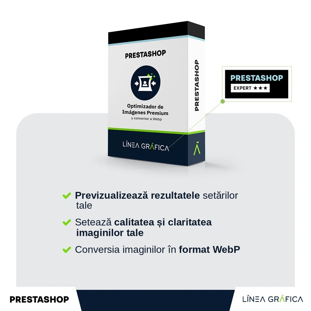 Modul Prestashop Optimizator de imagini Premium și convertor în Webp – vedere de ansamblu