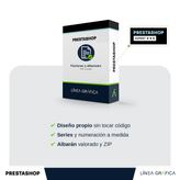 Portada del módulo de facturas y albaranes PDF a medida para PrestaShop