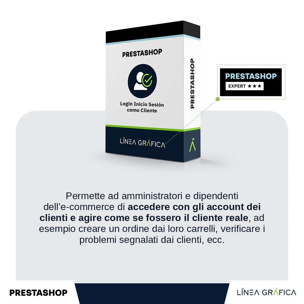 Modulo PrestaShop Login come cliente: accesso all'account dei clienti – panoramica