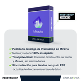 Módulo Prestashop Miravia – vista general