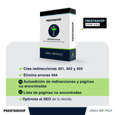 Módulo PrestaShop de redirecciones 301 y arreglador de 404 – portada