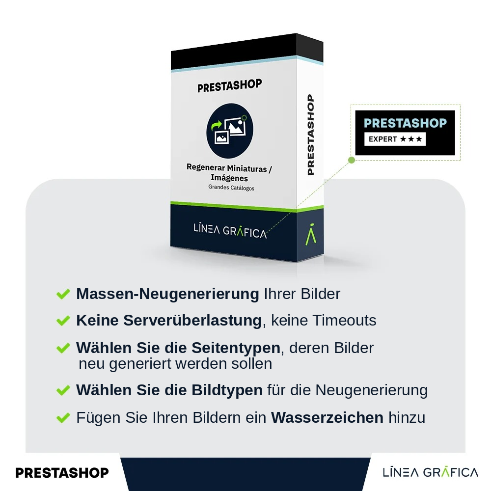 Performance-Paket: 3 PrestaShop-Module zum Preis von 2 – enthält Thumbnails neu generieren