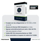 Módulo informes IVA UE: OSS, IOSS + Validación VIES – vista general