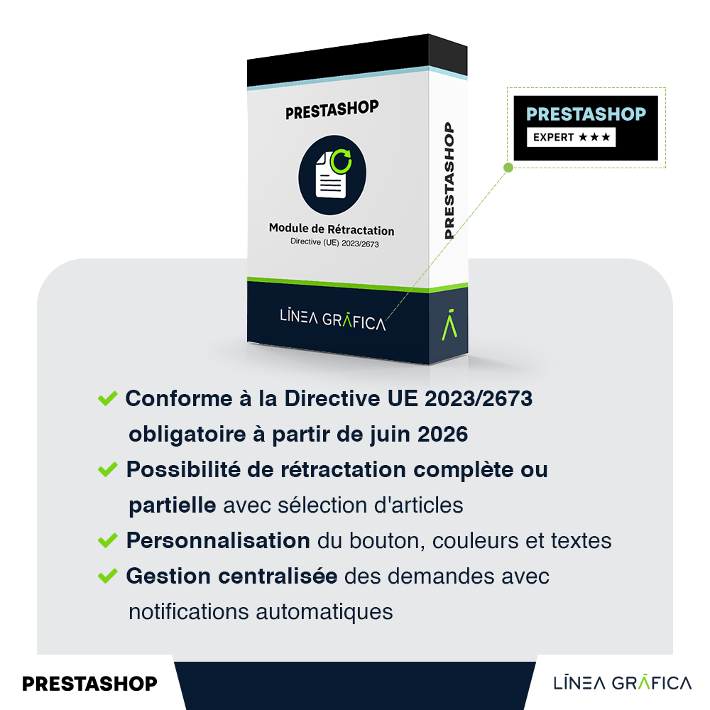 PACK RGPD y legal: 3 módulos Prestashop por el precio de 2