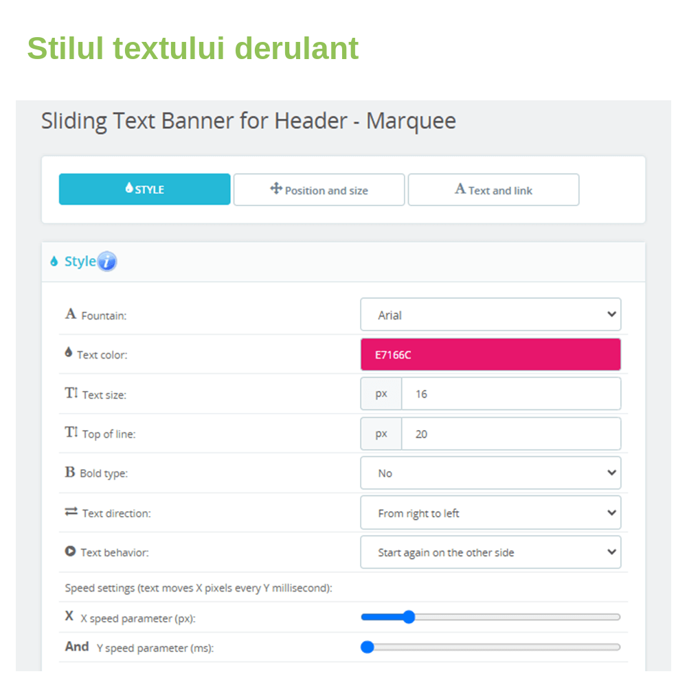 Configurarea mesajelor barei de notificări din PrestaShop