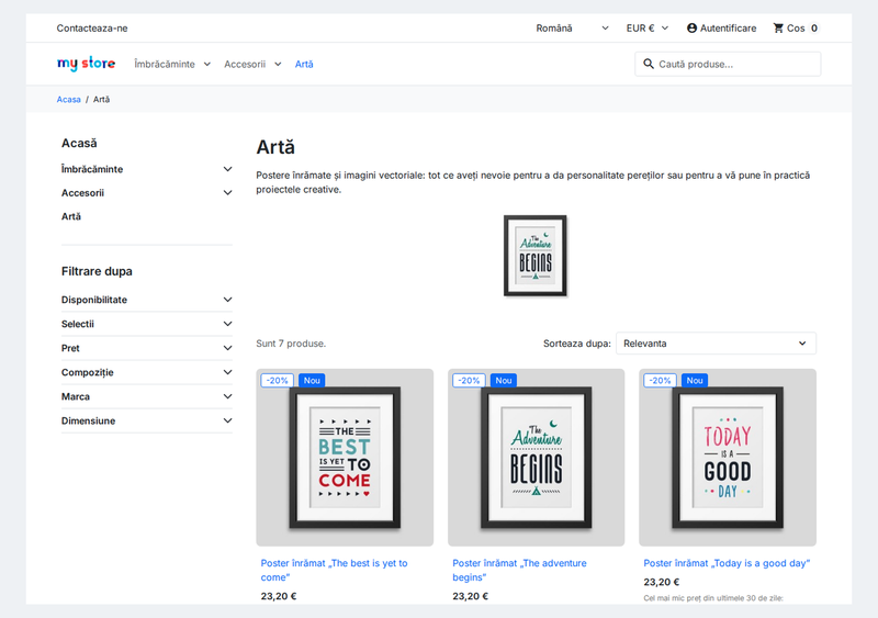 Prețul Omnibus din ultimele 30 de zile în lista produselor reduse din PrestaShop