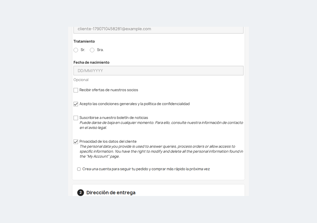 Validación del NIF en el checkout de PrestaShop