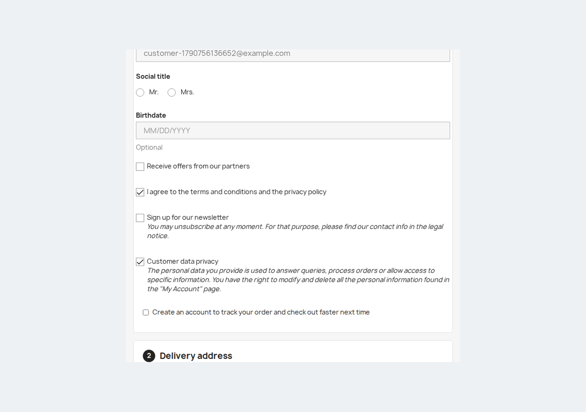 Validation du NIF dans la commande PrestaShop