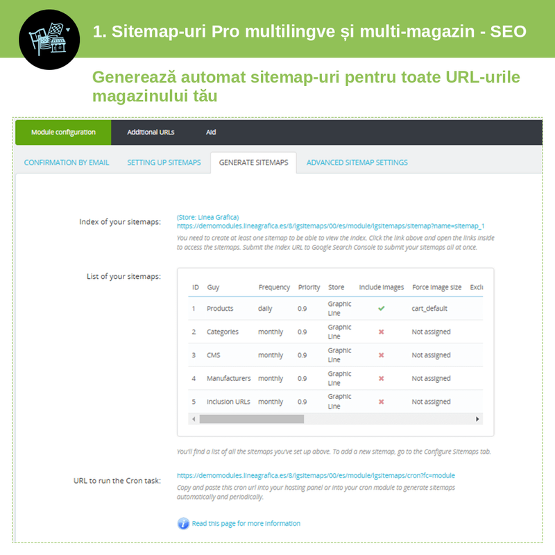 PACK SEO: 3 module Prestashop la prețul a 2 – captură 1