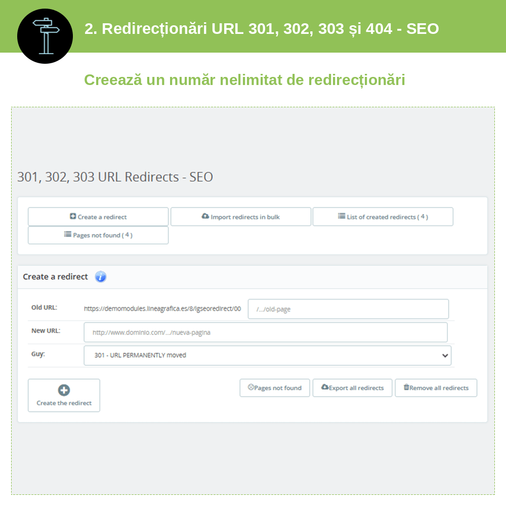 PACK SEO: 3 module Prestashop la prețul a 2 – captură 2