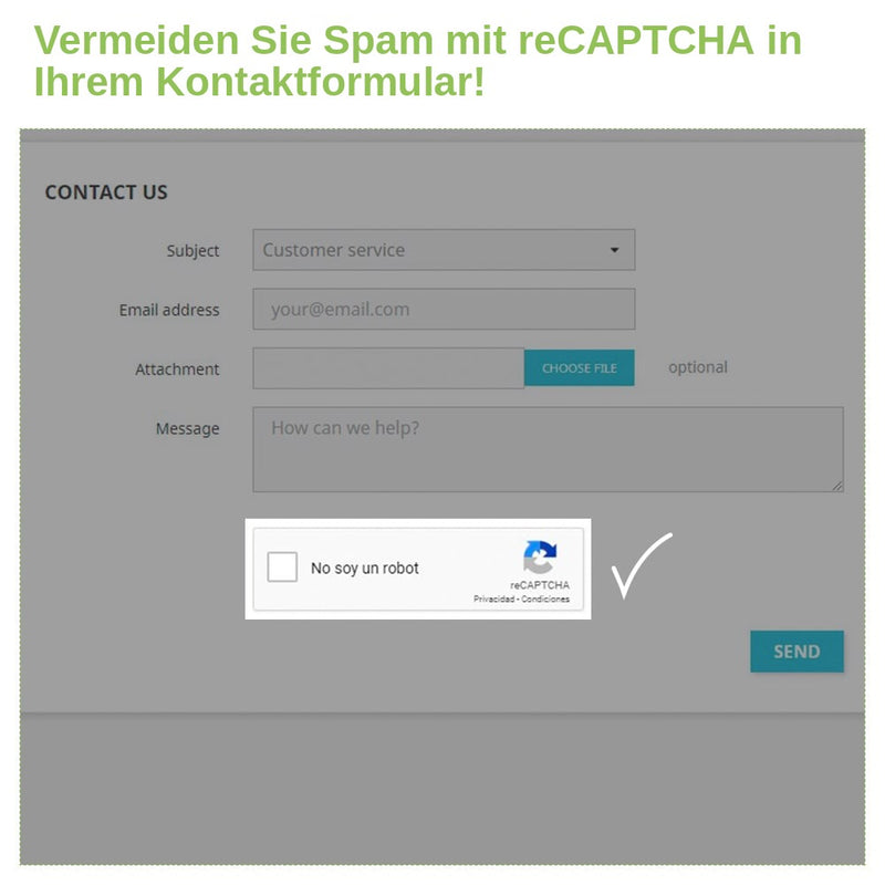 PrestaShop-Modul Captcha – reCaptcha – Anti-Spam-Schutz – Screenshot 2