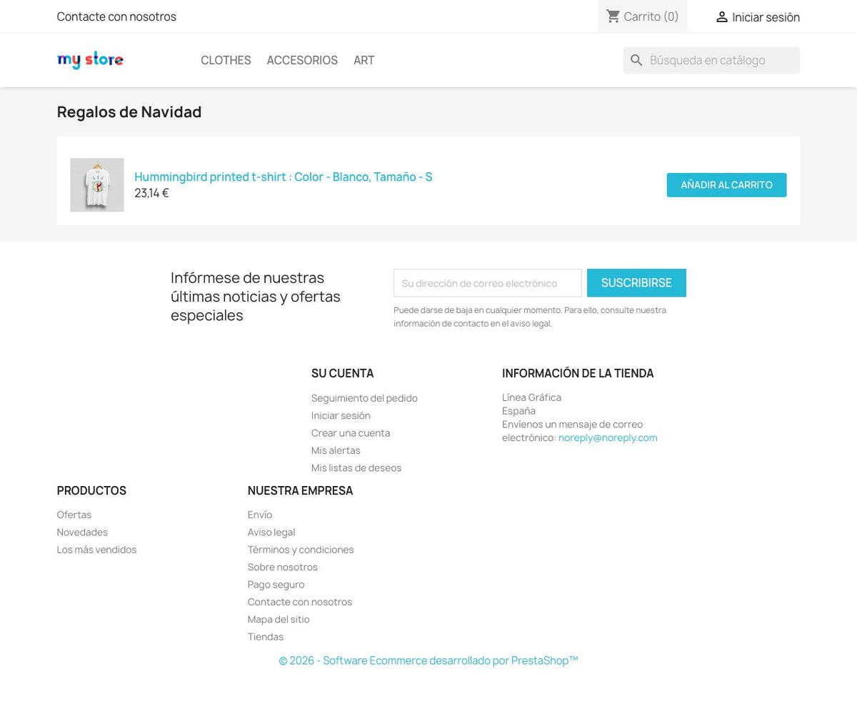 Lista de deseos compartida por enlace