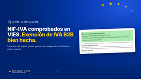 App LG VIES para Shopify: NIF-IVA comprobados en VIES y exención de IVA B2B por inversión del sujeto pasivo