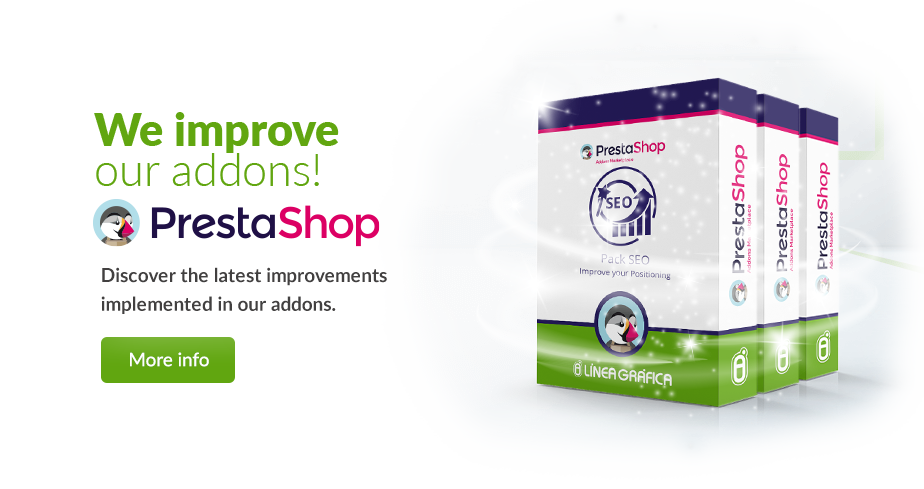 Improvements and updates of our Prestashop Addons